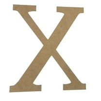 Wooden Letter Unfinished, Greek Font, Craft Cutout