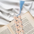 thumbnail image 6 of Kdxio Cute Ink Drawn Elephants Print Metal Tassel Bookmarks,Perfect Gift for Art Lovers and Bookworms Metal Bookmarks for Women, 6 of 8