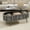 Grey, variant on SELOOYE Mid Century Round Coffee Table, Fluted Center Table with Sliding Door, Modern Dining Table with Storage for Home Living Room Office, 31.5", Oak