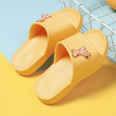 

Kids Slip-On Sandals Boys Girls Foam Beach Slides Candy Color Lightweight Breathable Slippers