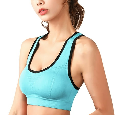 

Miayilima Yoga Bra For Women Summer Solid Yoga Sports Running High Strength Shockproof Sports Bra And Underwear Size 3XL