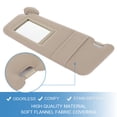 thumbnail image 6 of ECCPP Beige Sun Visor Left Driver Side fit for 2009 2010 2011 2012 2013 2014 2015 2016 for Toyota Venza Sport Utility 4-Door Automobile Windshield Visor with Sunroof, 6 of 8