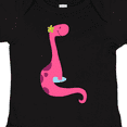 thumbnail image 4 of Inktastic Cute Pink Dinosaur Girls Baby Bodysuit, 4 of 5