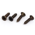 thumbnail image 3 of Tiradores de metal vintage para armario y closet, color negro, 76x30x10mm, 2 piezas, 3 of 4