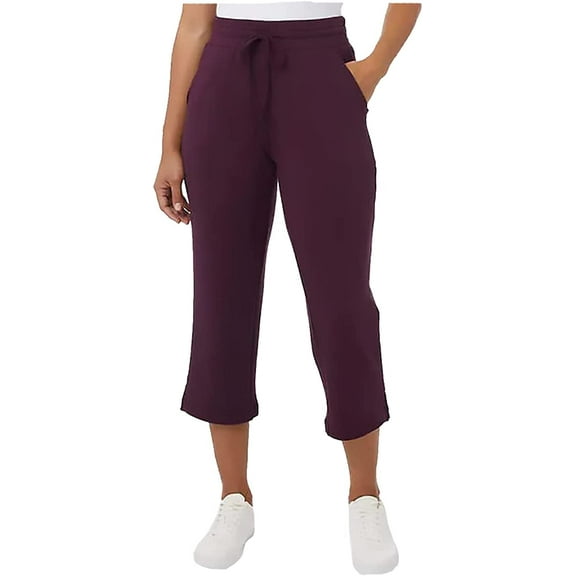 32 Degrees Cool Women's Pull On Capri Pant (Agate Purple,  X-Small)