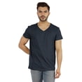 thumbnail image 1 of Inkmeso T-Shirt de Base à Col en V pour Homme, Manches Courtes, Uni, Coupe Régulière, en Coton, 1 of 7