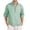Mint Green, variant on New Men's Linen Long Sleeve T Shirt Solid Color Loose Casual Breathable Shirt Cotton Mens Shirts Designer Lightweight Streetwear