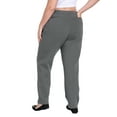 thumbnail image 5 of HDE Womens Plus Size Pull On Pintuck Pants with Pockets Slate Gray - 2X, 5 of 7
