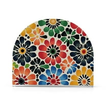 Yayeee Napkin Holder for Table Kitchen Paper Tissue Organization, Dark Floral