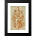 thumbnail image 2 of Bartolomeo Cesi 11x14 Black Modern Framed Museum Art Print Titled - Seated Youth Wearing a Monk's Habit; Study for Saint Benedict (1590), 2 of 5