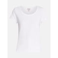 thumbnail image 6 of Scenario Women's Scoop Neck Tee with Cap Sleeves, Sizes XS-XXXL, 6 of 6
