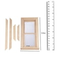 thumbnail image 5 of 2-14pack 1/12 casa de muñecas casa en miniatura juguetes decoración para dormitorio 2 piezas perfke ventanas de casa de muñecas, 5 of 5