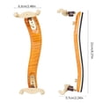 thumbnail image 5 of CEORPER Violin Shoulder Rest Maple Wood Violin Shoulder Soft Pad Violin Part for 4/4 Size Foldable & Height Adjustable Feet, 5 of 18