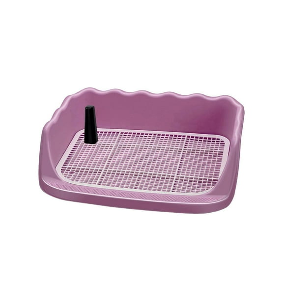 ziyahi Dog Potty Tray Puppy Training Tray Keep Paws and Floors Clean Pee Pad Holder Pink