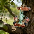 thumbnail image 5 of 250 Year American Anniversary, Star-Framed White House Printed Acrylic Ornament USA Patriotic Decor Holiday Collectible for History Lovers, Home Tree, 5 of 5