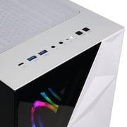 CyberPowerPC Gamer Master Gaming Desktop Computer, AMD Ryzen 5 8400F 4.2GHz, 16GB RAM, 2TB SSD, NVIDIA GeForce RTX 5060 8GB, Windows 11 Home, White