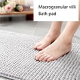 thumbnail image 4 of Alfombrillas Absorbentes Pequeñas Antideslizantes Gruesas Y Suaves De Chenilla Para El Suelo Del Baño Del Hotel, Absorbentes Antideslizantes Para Los Pies De La Puerta Del Baño Del Dormitorio Inevent HA027661-01, 4 of 7