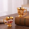 thumbnail image 3 of Visland Wine Glass Creative Retro Design Zinc Alloy Exquisite Practical Drinking Cup for Party, 3 of 7