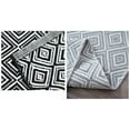 thumbnail image 5 of Fennco Styles Woven Classic Diamond Geometric Small Area Rug - Cotton Blend Carpet Indoor Outdoor Floor Mat for Living Room, Entryway, Bedroom and Floor Décor, 5 of 9