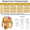 thumbnail image 3 of Mens T-Shirts Male Autumn And Winter Thanksgiving Theme Celebrates Turkey Long Sleeve Round Neck Printed Tee, 3 of 4