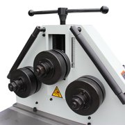 Roll Bending Machine, Electric Pipe, Flat Bar , Square Tube, Angle Steel Round Tube,1.5kW Motor, Horizontal and Vertical Operation 230V 3-PH RBM-40HV