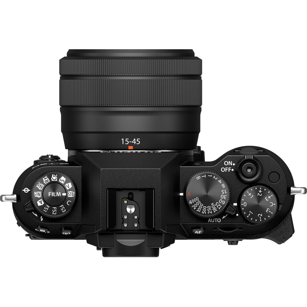FUJIFILM X-T50 Mirrorless Camera with XC 15-45mm f/3.5-5.6 Lens (Black) - 168287