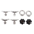 thumbnail image 2 of Kit d'Écrou à Double Crantail pour Rail, Écrou à Vis pour Rail en Acier Inoxydable Compatible avec Lit de Camion, Pickup, RV, ATV, 2 of 7