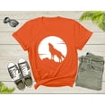 thumbnail image 3 of Lone Wolf Howling At Moon Gift For Men Women Kids Boys Girls T-shirt Mountain Wolf Moon Shirt Girls Boys Youth Wolf Graphic Design Tshirt, 3 of 8