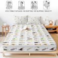 thumbnail image 5 of Cal.King Size Fitted Sheet Set - Colorful Fishing Bait 3 Piece Bedding Sets 16" Deep Pocket Fitted Sheet with 2 Pillowcases, Vintage Farmhouse Lure Fish Brushed Microfiber Hotel Luxury Bed Sheets, 5 of 9
