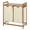 Vintage, variant on mDesign Bamboo Freestanding Double Laundry Basket Hamper Organizer - Natural/Tan