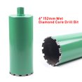 thumbnail image 5 of 6” 152mm Modern Green Diamond Wet Core Drill Bit for Concrete Stone Brick 1-1/4"-7 Thread for Wall Openings, 5 of 15