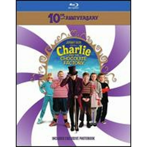 Pre-Owned Charlie and the Chocolate Factory [10th Anniversary] [Blu-ray] (Blu-Ray 0883929448517) directed by Tim Burton