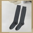 thumbnail image 4 of Mens Knee High Long Socks Thick Warm Breathable Soft for Winter Black, 4 of 8