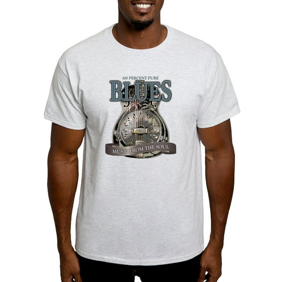 CafePress - Blues Music From The Soul Vintage T Shirt - Light T-Shirt - CP