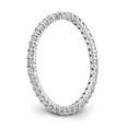 thumbnail image 4 of Auriga Fine Jewelry 14K White Gold Size 6 Shared Prong 1/2 carat Diamond Complete Eternity Band for Women, 4 of 6