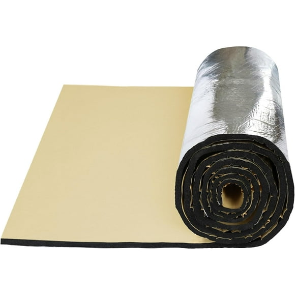 Heat Sound Deadening Insulation Mat Deadener Pad Uxcell Car Auto Exhaust Muffler 394mil 6.4sqft