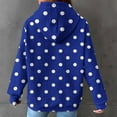 thumbnail image 6 of Kaemgyyd Womens Tops Tunics Casual Long Sleeve Hoodie Polka Dots Pullover Loose Drawstring Fashion Clothing Sweatshirts, 6 of 6