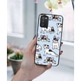 thumbnail image 5 of WIRESTER Shockproof Soft Rubber Cover Case for Samsung Galaxy A03S 4G LTE (Not 5G) 6.5" 2021, French Bulldog Funny Playful Postures On Light Blue Background, 5 of 5