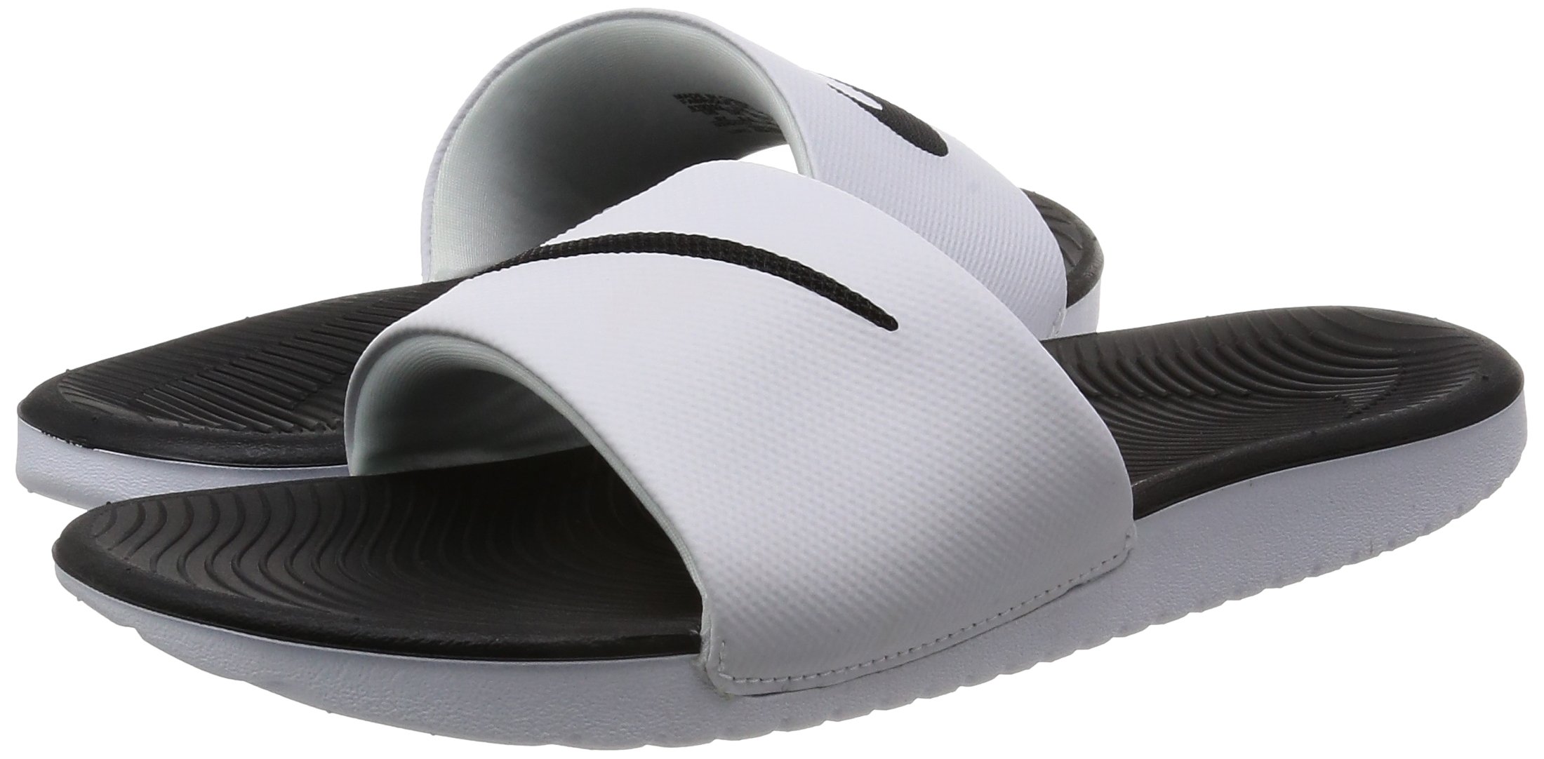 Nike Kawa Youth Slides White | Black Size 3 - image 3 of 7