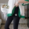 thumbnail image 4 of Pantalones de mujer embarazada de verano de talla grande Leggings de mujer embarazada Pantalones capri finos de cintura alta, 4 of 6