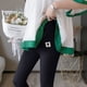 thumbnail image 3 of Pantalones de mujer embarazada de verano de talla grande Leggings de mujer embarazada Pantalones capri finos de cintura alta, 3 of 6