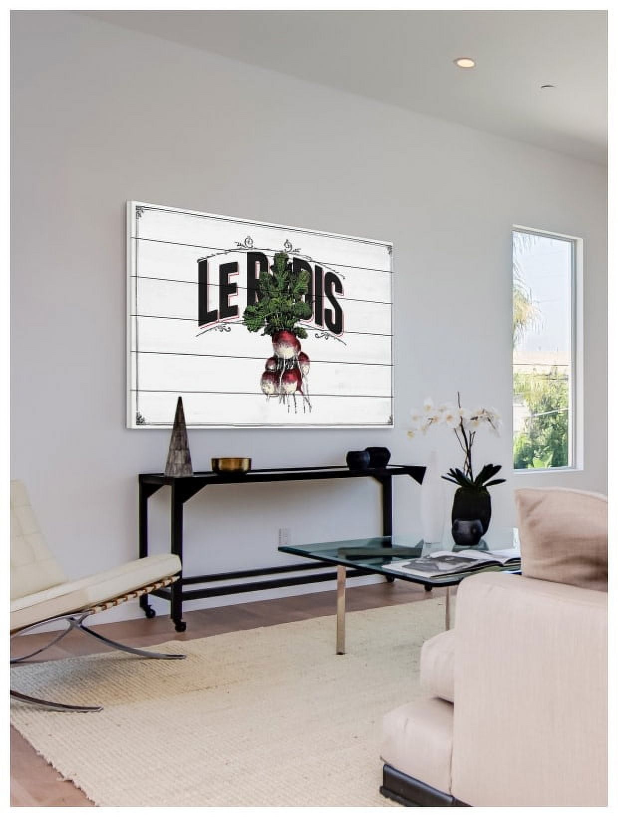 Marmont Hill "French Produce Radish" Painting Print on White Wood