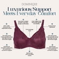 thumbnail image 4 of Dominique Mystique Minimizer Bra #7000 – Seamless Full Figure Underwire Lingerie for Women, Smooths & Shapes, 4 of 6
