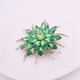 thumbnail image 4 of 2x elegante broche imitación para mujer Verde blanco Sunnimix broche, 4 of 7