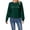 Green, variant on Women's Trendy Pullover Hoodie Letter Print Round Neck Top For Fall & Winter Elderly Women's Sweaters Color Pullover Drawstring Sweatpants Outfits Set Corded Sweatshirt Crop Sweater Womens Ladies