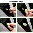 thumbnail image 5 of 20 Pcs Glow-in-The-Dark Car Tire Valve Cap Set, 5 Colors Light Up Valve Stem Caps Universal for Cars Trucks SUVs Motorcycles and Bikes, 5 of 9