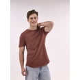 thumbnail image 7 of No Boundaries Men's & Big Men's Longline Curved Hem Elongated Tee Shirt, 2-Pack, Sizes XS-5XL, 7 of 7