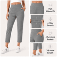 thumbnail image 4 of Feekit Women's Stretch Golf Pants High Waist Ankle Dress Pants Casual Business Travel Work Pants with 4 Pockets, 4 of 8