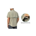 thumbnail image 6 of Little Donkey Andy Men's Short Sleeve Shirt - Lightweight, UPF 50+ Sun Protection, Breathable, Air-Hole Technology for Fishing, Hiking, and Outdoor Activities Laurel Oak Heather M, 6 of 7