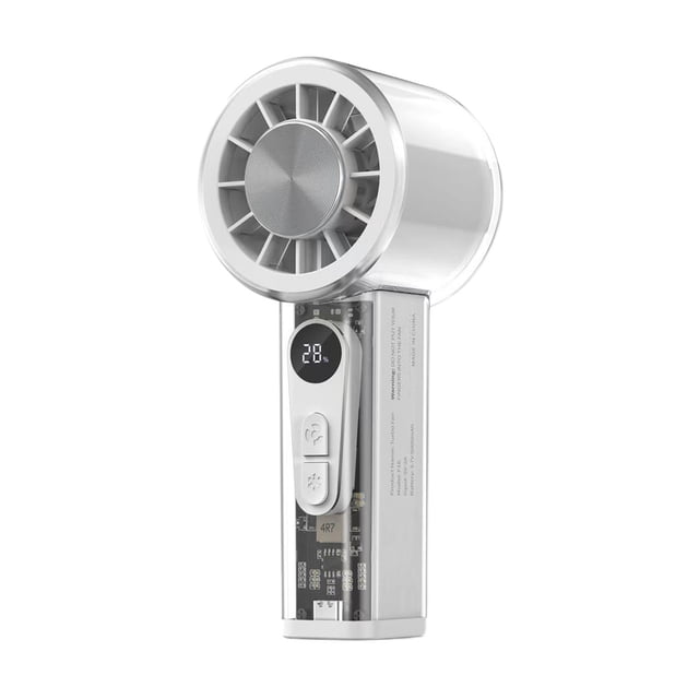 SIYTUAU Rechargeable Handheld Mini Fan Usb 4000Mah Digital Display Desktop Multifunctional Cooling